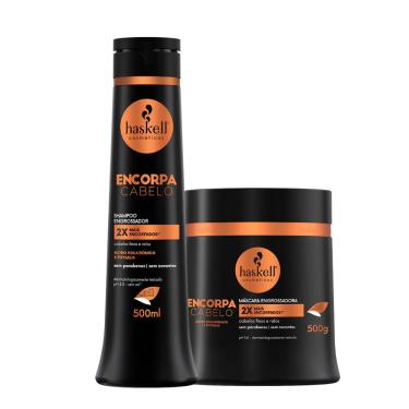 Imagem de Shampoo e Máscara 500ml/g Haskell Encorpa Cabelo Engrossador