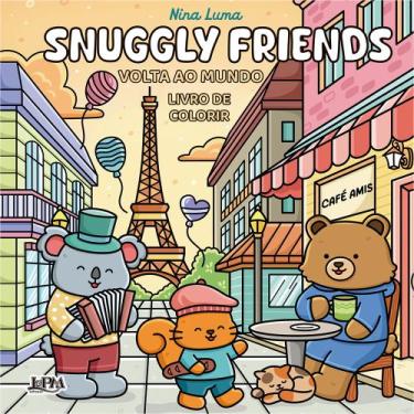 Imagem de Snuggly friends: volta ao mundo - livro de colorir - LPM, 3