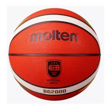 Imagem de Bola de Basquete Molten BG2000 T7BR CBB Oficial Basketball FIBA Approv