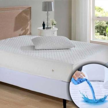 Imagem de Capa De Colchão Impermeável Matelado Casal Premium 138x188x30 Vivaldi 