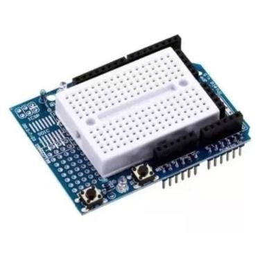 Imagem de Shield Placa Protoboard 170 Furos Para Arduino Uno R3