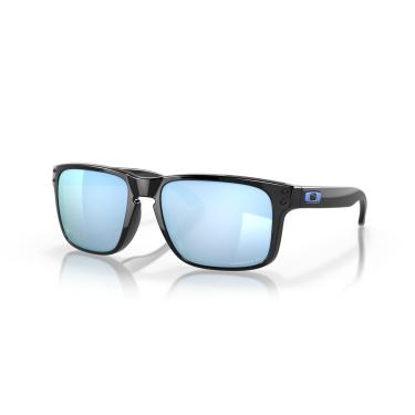 Imagem de Óculos de Sol Oakley Polarizado Holbrook 0OO9102 9102C1 Tam 55 / Preto - Lentes Prizm Deep Water Polar