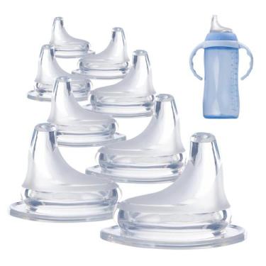 Imagem de Bico de silicone de reposição, pacote com 8 unidades, compatível com c