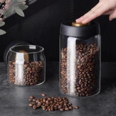 Imagem de Pote Vidro Hermético Vácuo 1.200lts - Praticidade - Golden