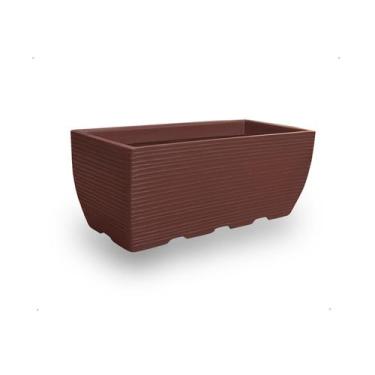 Imagem de Vaso De Planta Horta Jardineira Polietileno 60X25 Chocolate - Foster P