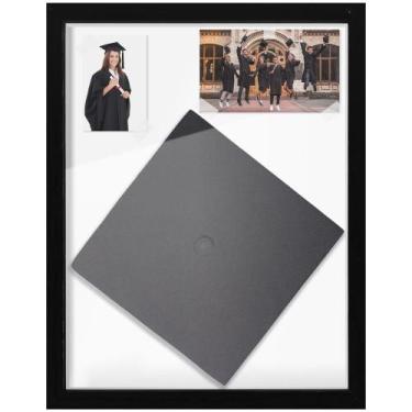 Imagem de Shadow Box Frame TOUYINGER 11x14 com adesivos para cartas pretas