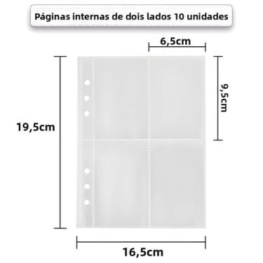 Imagem de Álbum De Fotos Estilo Coreano Com Laço De Pelúcia, Fichário A6, Porta-
