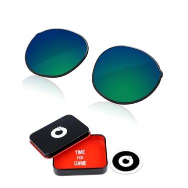 Imagem de OWORK Lentes de reposição de policarbonato para óculos de sol Oakley Spindrift OO9474 - verde esmeralda