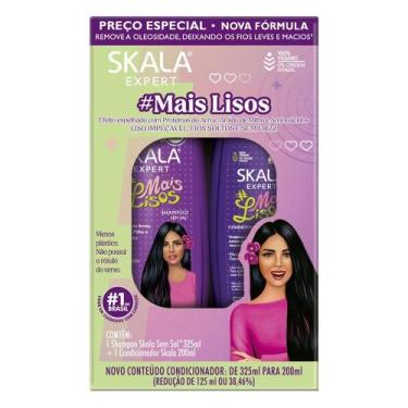 Imagem de Kit Shampoo 325ml + Condicionador Skala Mais Lisos 200ml