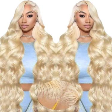 Imagem de Peruca frontal de renda Hevgf 613 Blonde Human Hair 26 polegadas Body 