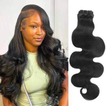 Imagem de Pacotes de cabelo DEWELLY Brazilian Body Wave 24cm 100% Virgin