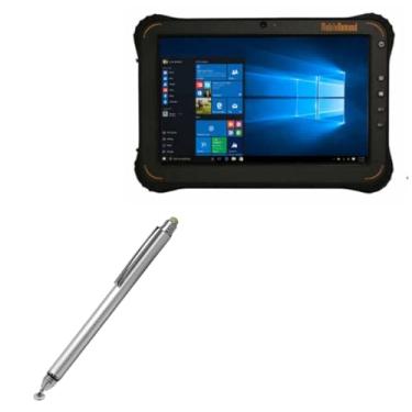 Imagem de BoxWave Caneta Stylus compatível com MobileDemand xTablet T1500 - Caneta Stylus capacitiva DualTip, ponta de disco de fibra - prata metálica
