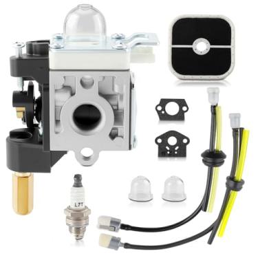 Imagem de Moleyaso Carburador SRM-266 com filtro de ar para aparador de cordas ECHO SRM266 PE-265 PPT-265 PAS-265 SHC-265 SRM265T Trimer RB-K112 com kit de realimentação de combustível de filtro