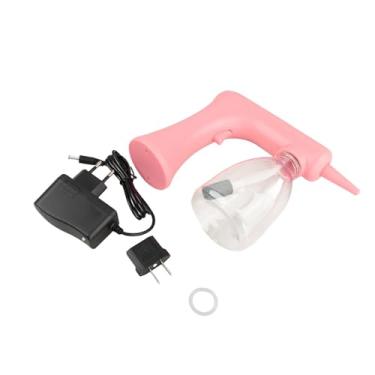 Imagem de OIIBWQ Máquina de espuma profissional para permanente de cabelo portátil para barbearias, salão de cabeleireiro leve, máquina de espuma para permanente de, Rosa 300ml