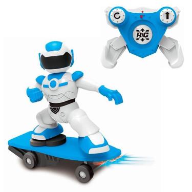Imagem de Brinquedo Robô Skate Space Controle Remoto Musica E Luzes