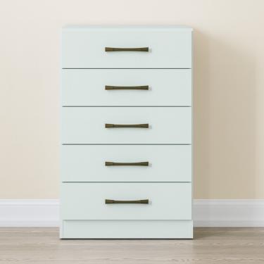 Imagem de Cômoda 5 Gavetas Solution Móveis Castro - Branco Line