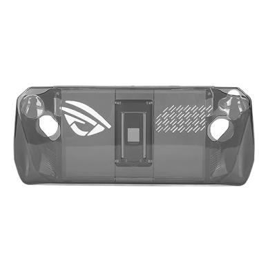 Imagem de Capa Protetora TPU Transparente Com Suporte para para Rog Ally Handheld 2023 (Preto)