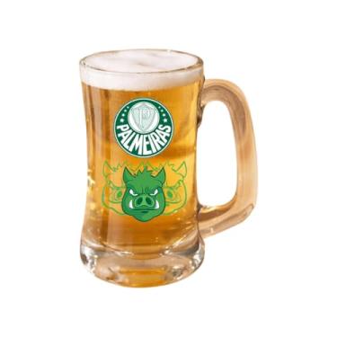 Imagem de Caneca Scandinavia 440 ML Palmeiras Porco Vidro Pai Namorados Natal