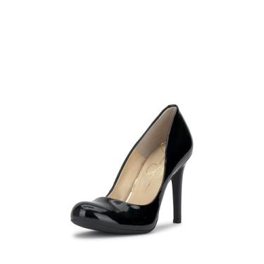 Imagem de Jessica Simpson Calie Pump Feminino, Patente preta, 7