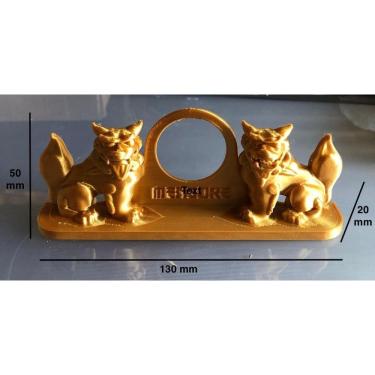 Imagem de Tradicional Leao Shisa Okinawa Da Sorte Enfeite De Porta