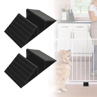 Imagem de asdmm Suporte Estabilizador Triangular Para Portão De Animais Estimação, Reforço Anti-Queda E Ranhura Cartão Barreira Cerca 4/5" Corrimão Escada (2)