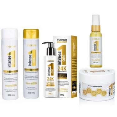 Imagem de Kit Completo Intense One Controle Danos CKamura - 5 Produtos