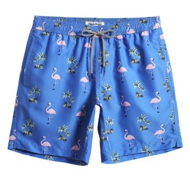 Imagem de Calções de banho magic Quick Dry Swim Shorts para homens, pequenos - M