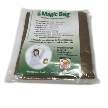 Imagem de Capa de Travesseiro em PVC 0,50 x 0,70 Bege - Magic Bag Kit 2 unidades