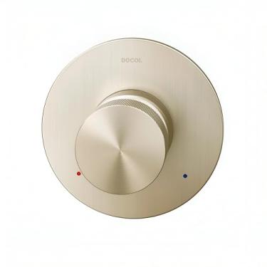 Imagem de Acabamento Monocomando Chuveiro e Ducha Higiênica Alta Pressão Docol Mix&Match 1/2" - Níquel Escovado