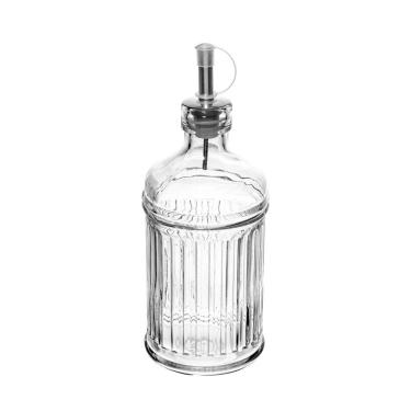 Imagem de Galheteiro Porta Azeite Vidro Com Dosador Metal Vegas 500Ml