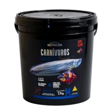 Imagem de Nutricon Carnívoros Superfície Tamanho Médio 1 1Kg Para Peixe Tropical Todas As Fases