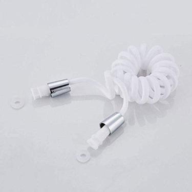 Imagem de RAUGAJ Torneiras, pistolas de cobre para cozinha, torneira de água fria e montagem a quente, cromada, furos duplos, torneiras de lavanderia de cozinha para pia, válvula de mistura/3