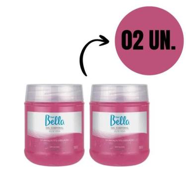 Imagem de Kit Gel Depil Bella Corporal Aloe Vera 700g C/2