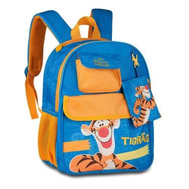 Imagem de Mini Mochila De Costas Infantil Tigrão Disney Escolar - Clio Style, Az
