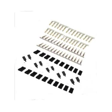 Imagem de Kit De Conectores Para Receptor Servo Jr Futaba 5 10 Pares Macho Fêmea