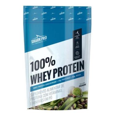 Imagem de 100% Whey Protein Refil 900g Shark Pro Pistache