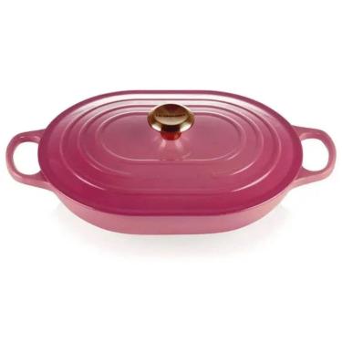 Imagem de Panela Oblong Signature 31 cm Rosa Berry Le Creuset