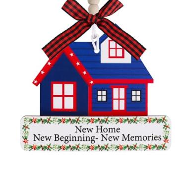 Imagem de BAOOOFUL Novo enfeite de casa – presente de inauguração de casa para mulheres, casais, proprietários, ideia de presente de casa nova, decoração de Natal para primeira casa, presente de decoração de