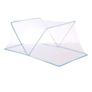 Imagem de Tela Mosquiteiro Portátil Para Cama Casal Cor: Branca