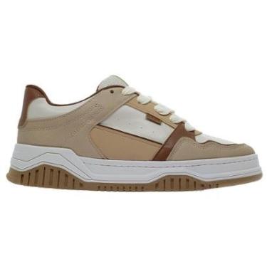 Imagem de Tênis Casual Feminino Anacapri C307250002 Bege-Feminino