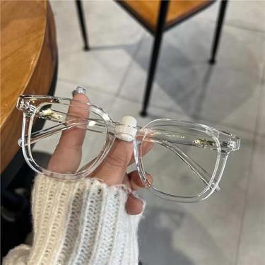 Imagem de Armações de óculos de grau elegantes e modernas, agradáveis para profissionais conscientes da moda, Transparente., Standard