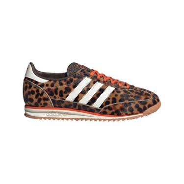 Imagem de adidas Originals SL 72 Tênis feminino, Estampa de leopardo vermelho, 38