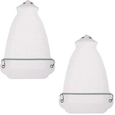 Imagem de Protetor de placa de ferro premium para ferro elétrico, almofada de prensagem anti-queimadura e pano de engomar para proteger roupas Acessórios profissionais de prensa térmica (2 pacotes)