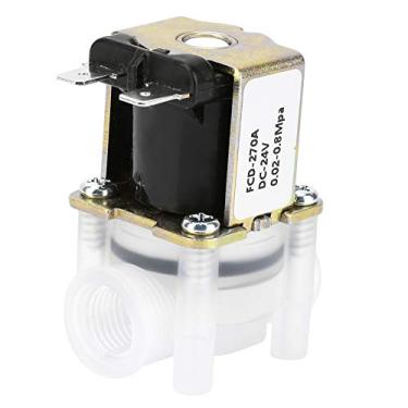 Imagem de Válvula solenoide de plástico, válvula solenóide de 24 V CC Dc, válvula solenóide de plástico, para purificador de água Forwater, válvula solenoide de 6 mm