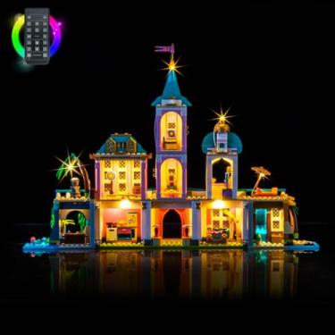 Imagem de LED Light Compatible with Lego Princess Castle & Royal Pets, Creative Lighting Compatible with Lego 43267 (Lights Only, Excluding Model) (RC Version Light)