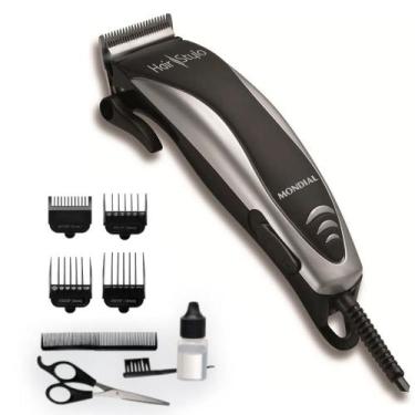 Imagem de Máquina de cortar cabelo com 4 pentes e acessórios Hair Stylo - CR-02 