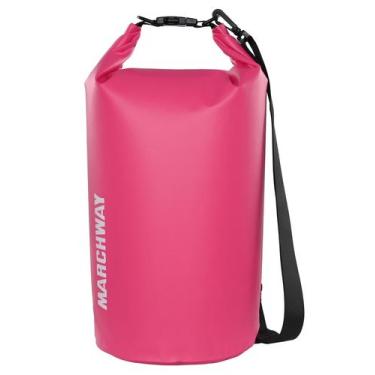 Imagem de Mochila seca MARCHWAY impermeável flutuante 30L rosa
