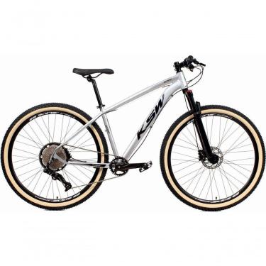 Imagem de Bicicleta 29 Ksw Xlt 12v Freios Hidráulicos 1x12v Trava No Ombro Pneu Bege - Prata Tam.15
