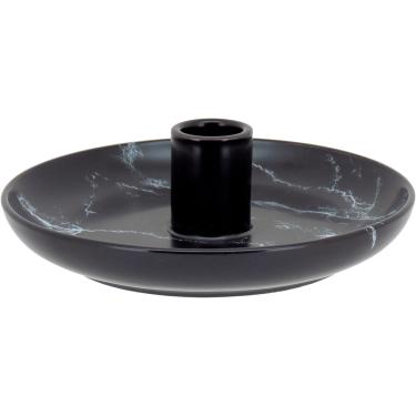 Imagem de Castiçal Cerâmica 5x15x15cm Preto