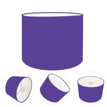 Imagem de Cúpula Abajur Cilíndrica Cp-7020 ø45x21cm Roxo